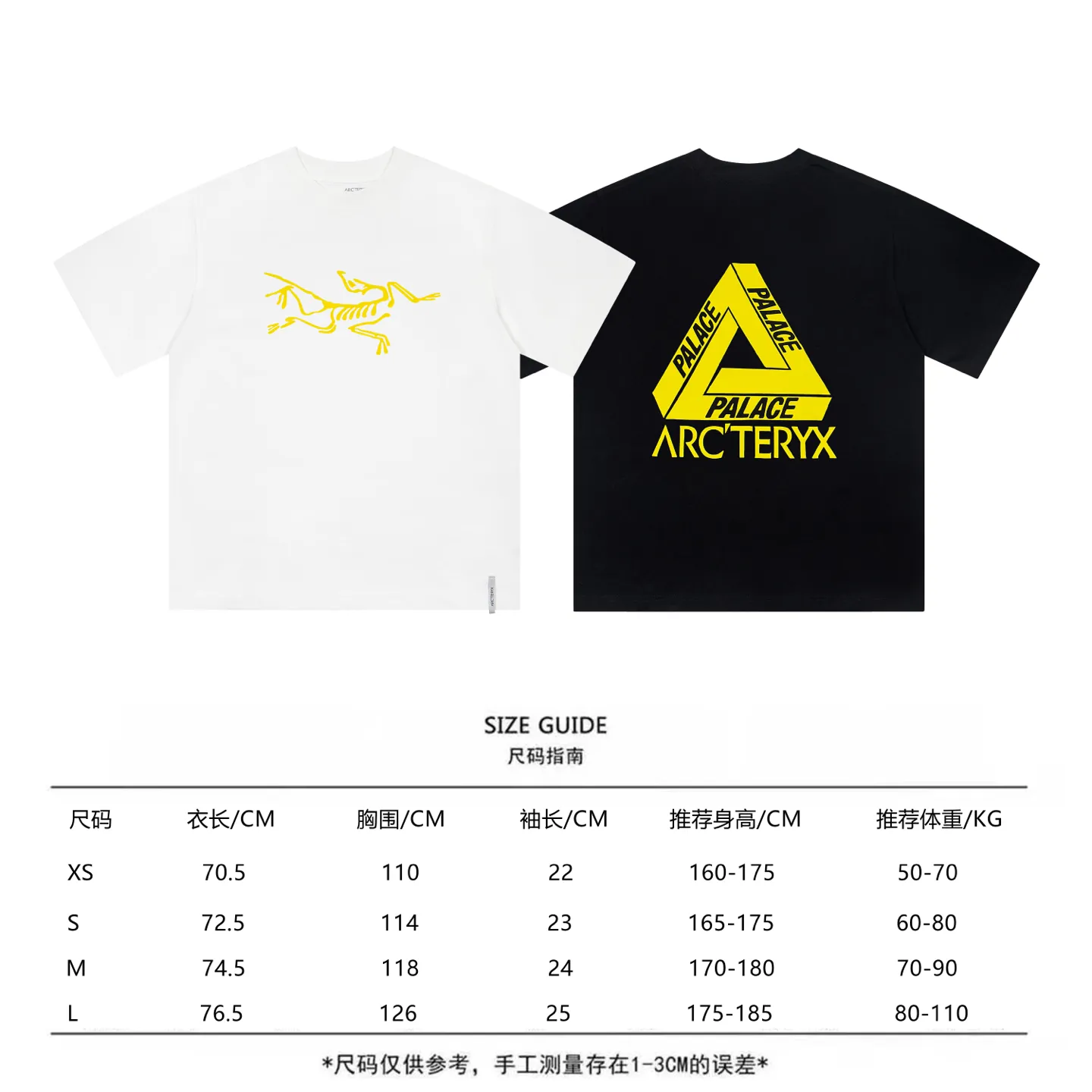 Arcteryx Cormac Series Logo LS T Same Style ✅ Size：XS S M L Black White